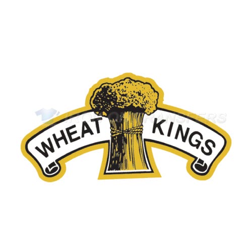 Brandon Wheat Kings Iron-on Stickers (Heat Transfers)NO.7490